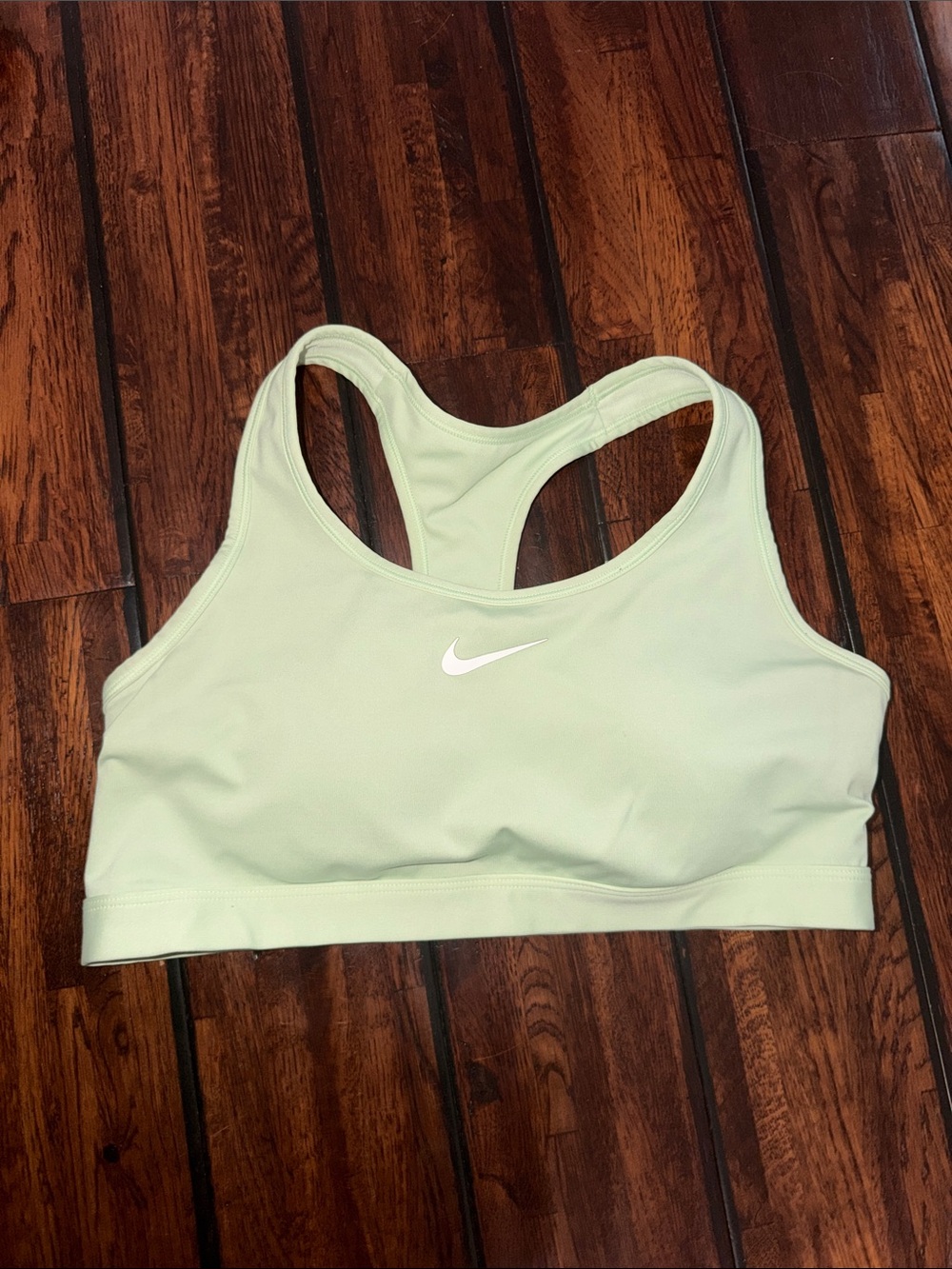 Nike Women's Bright Green Racerback Sports Bra